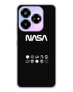Чехол для ZTE Nubia V60 Design с картинкой «NASA — технический принт» Чехол для ZTE Nubia V60 Design с картинкой «NASA — технический принт»
