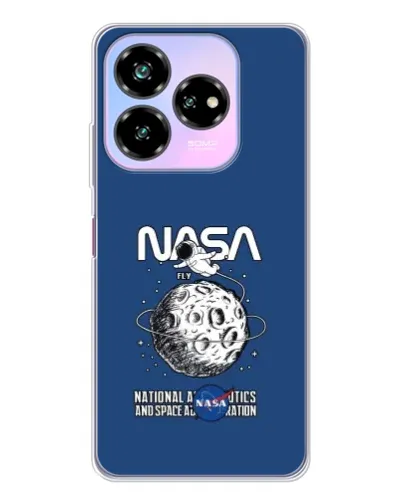 Чехол для ZTE Nubia V60 Design с картинкой «NASA — лунная миссия» Чехол для ZTE Nubia V60 Design с картинкой «NASA — лунная миссия»