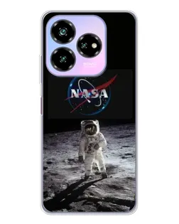 Чехол для ZTE Nubia V60 Design с картинкой «Астронавт на Луне» Чехол для ZTE Nubia V60 Design с картинкой «Астронавт на Луне»
