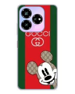 Чехол для ZTE Nubia V60 Design с картинкой «Gucci — полосы и Микки» Чехол для ZTE Nubia V60 Design с картинкой «Gucci — полосы и Микки»
