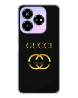 Чехол для ZTE Nubia V60 Design с картинкой «Золотой логотип Gucci» Чехол для ZTE Nubia V60 Design с картинкой «Золотой логотип Gucci»