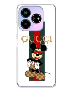 Чехол для ZTE Nubia V60 Design с картинкой «Микки Маус Gucci — полосы» Чехол для ZTE Nubia V60 Design с картинкой «Микки Маус Gucci — полосы»