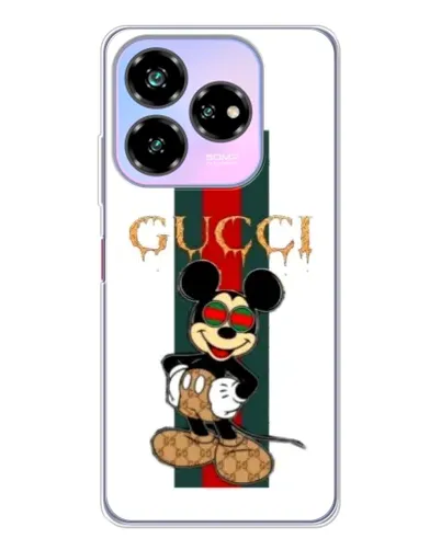 Чехол для ZTE Nubia V60 Design с картинкой «Микки Маус Gucci — полосы» Чехол для ZTE Nubia V60 Design с картинкой «Микки Маус Gucci — полосы»