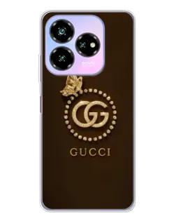 Чехол для ZTE Nubia V60 Design с картинкой «Gucci — золотая бабочка» Чехол для ZTE Nubia V60 Design с картинкой «Gucci — золотая бабочка»
