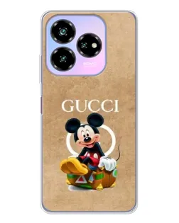 Чехол для ZTE Nubia V60 Design с картинкой «Микки Маус Gucci — крафт» Чехол для ZTE Nubia V60 Design с картинкой «Микки Маус Gucci — крафт»