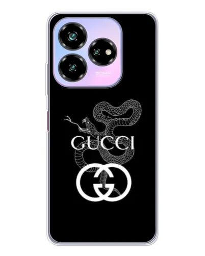 Чехол для ZTE Nubia V60 Design с картинкой «Gucci — серебряная змея» Чехол для ZTE Nubia V60 Design с картинкой «Gucci — серебряная змея»