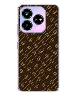 Чехол для ZTE Nubia V60 Design с картинкой «Gucci — золотые диагонали» Чехол для ZTE Nubia V60 Design с картинкой «Gucci — золотые диагонали»