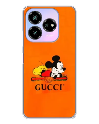 Чехол для ZTE Nubia V60 Design с картинкой «Микки Маус Gucci — оранж» Чехол для ZTE Nubia V60 Design с картинкой «Микки Маус Gucci — оранж»