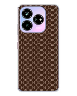 Чехол для ZTE Nubia V60 Design с картинкой «Gucci — шоколадная сетка» Чехол для ZTE Nubia V60 Design с картинкой «Gucci — шоколадная сетка»
