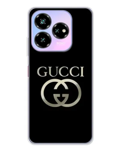 Чехол для ZTE Nubia V60 Design с картинкой «Gucci — золото на черном» Чехол для ZTE Nubia V60 Design с картинкой «Gucci — золото на черном»