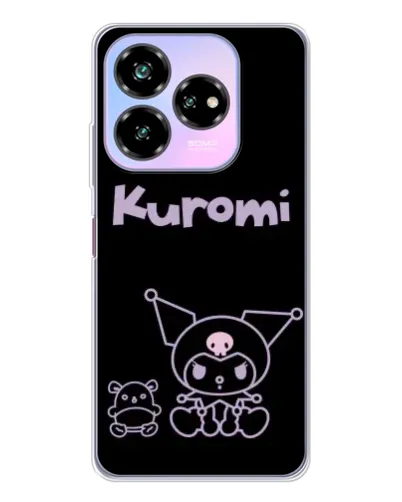 Чехол для ZTE Nubia V60 Design с картинкой «Kuromi — черный минимализм» Чехол для ZTE Nubia V60 Design с картинкой «Kuromi — черный минимализм»