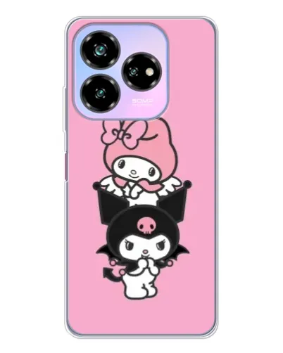 Чехол для ZTE Nubia V60 Design с картинкой «My Melody и Kuromi» Чехол для ZTE Nubia V60 Design с картинкой «My Melody и Kuromi»