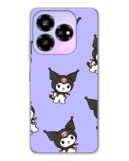 Чохол для ZTE Nubia V60 Design з картинкою «Паттерн з Kuromi»