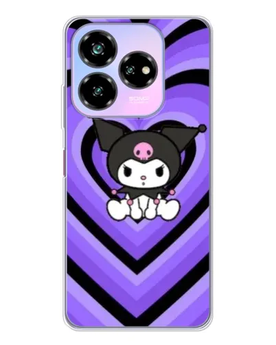 Чехол для ZTE Nubia V60 Design с картинкой «Kuromi и фиолетовые сердца» Чехол для ZTE Nubia V60 Design с картинкой «Kuromi и фиолетовые сердца»