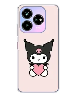 Чохол для ZTE Nubia V60 Design з картинкою «Kuromi та серце»