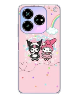 Чохол для ZTE Nubia V60 Design з картинкою «My Melody та Kuromi»