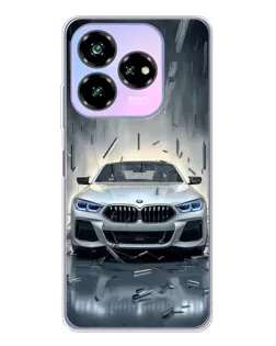 Чехол для ZTE Nubia V60 Design с картинкой «BMW в свете фар» Чехол для ZTE Nubia V60 Design с картинкой «BMW в свете фар»