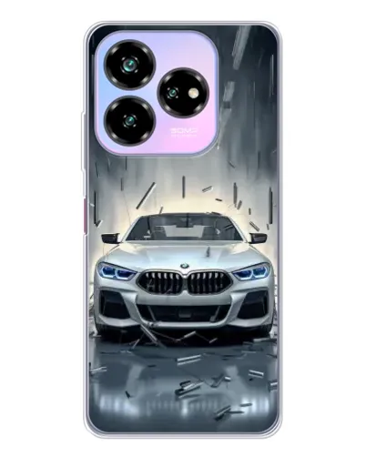 Чехол для ZTE Nubia V60 Design с картинкой «BMW в свете фар» Чехол для ZTE Nubia V60 Design с картинкой «BMW в свете фар»