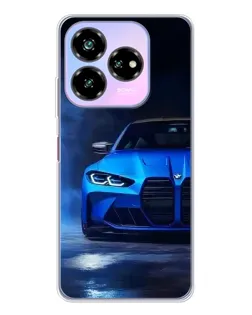 Чехол для ZTE Nubia V60 Design с картинкой «Голубая BMW M4» Чехол для ZTE Nubia V60 Design с картинкой «Голубая BMW M4»