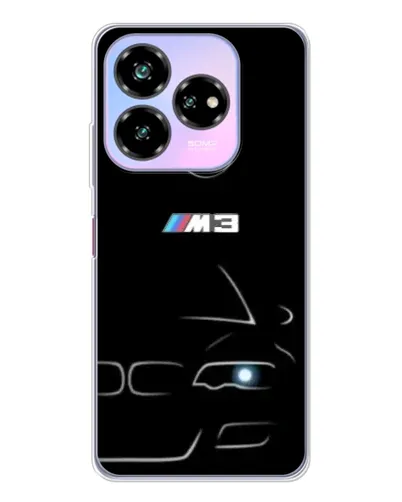 Чехол для ZTE Nubia V60 Design с картинкой «Минималистичный принт BMW M3» Чехол для ZTE Nubia V60 Design с картинкой «Минималистичный принт BMW M3»