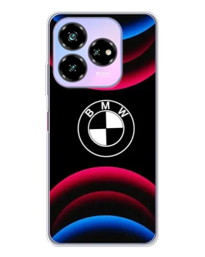 Чехол для ZTE Nubia V60 Design с картинкой «Логотип BMW и неоновые дуги» Чехол для ZTE Nubia V60 Design с картинкой «Логотип BMW и неоновые дуги»
