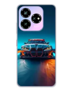 Чехол для ZTE Nubia V60 Design с картинкой «BMW — огни неона» Чехол для ZTE Nubia V60 Design с картинкой «BMW — огни неона»