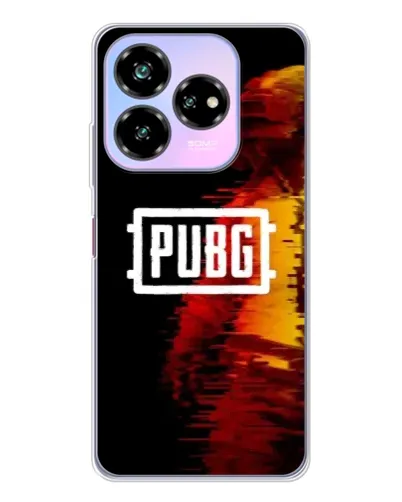 Чехол для ZTE Nubia V60 Design с картинкой «Яркий логотип PUBG»
