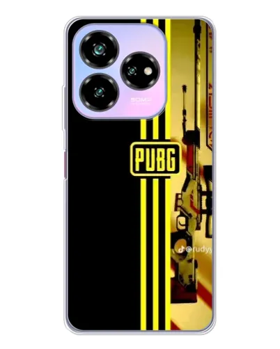 Чехол для ZTE Nubia V60 Design с картинкой «PUBG — камуфляжный шлем»