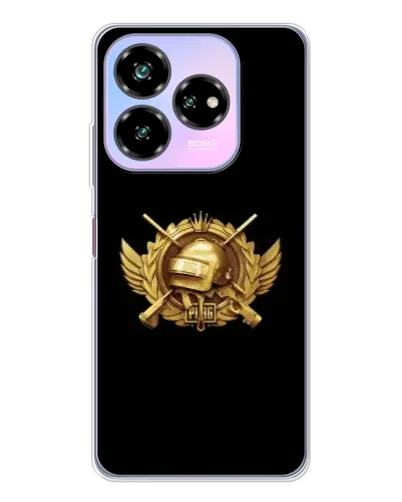 Чехол для ZTE Nubia V60 Design с картинкой «PUBG — оранжевый градиент»