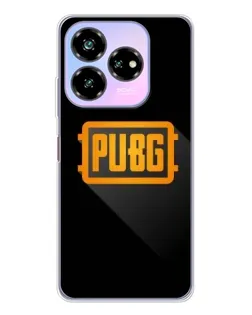 Чехол для ZTE Nubia V60 Design с картинкой «PUBG — рамка лого»