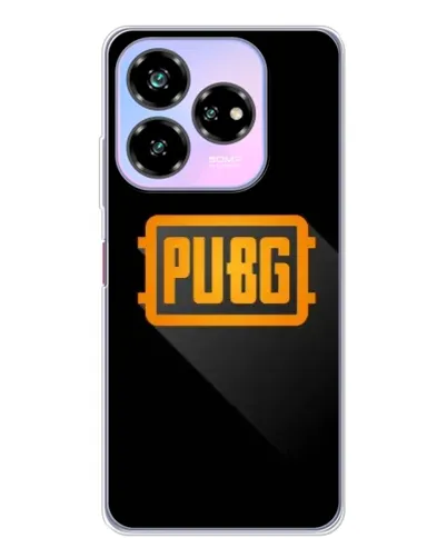 Чехол для ZTE Nubia V60 Design с картинкой «PUBG — рамка лого»