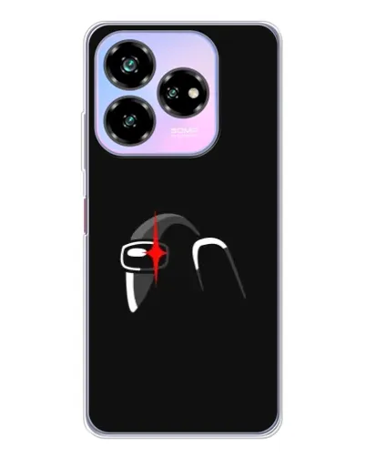 Чехол для ZTE Nubia V60 Design с картинкой «Among Us шлем» Чехол для ZTE Nubia V60 Design с картинкой «Among Us шлем»