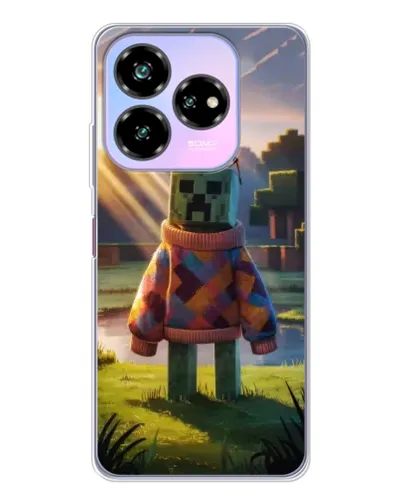 Чехол для ZTE Nubia V60 Design с картинкой «Крипер в свитере»
