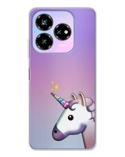 Чехол для ZTE Nubia V60 Design с картинкой «Единорог градиент»