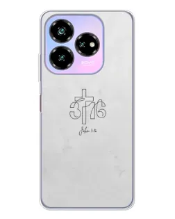 Чехол для ZTE Nubia V60 Design с картинкой «Иоанна 3:16 Крест» Чехол для ZTE Nubia V60 Design с картинкой «Иоанна 3:16 Крест»