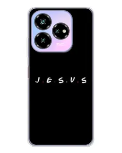Чехол для ZTE Nubia V60 Design с картинкой «Точки веры J.E.S.U.S.»