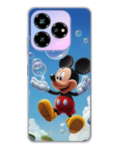 Чохол для ZTE Nubia V60 Design з картинкою «Mickey та мильні бульбашки»