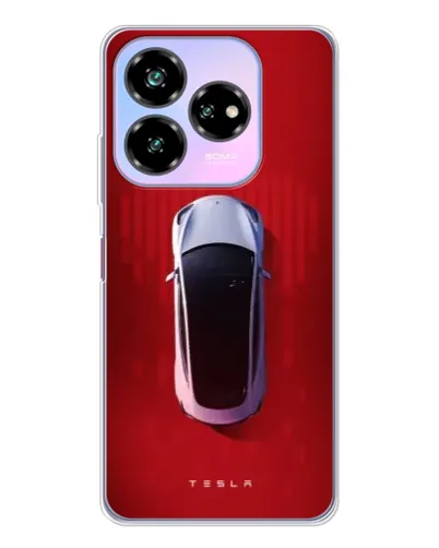 Чехол для ZTE Nubia V60 Design с картинкой «Tesla Top View»