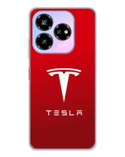 Чехол для ZTE Nubia V60 Design с картинкой «Tesla Red Classic»
