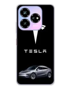 Чехол для ZTE Nubia V60 Design с картинкой «Tesla Model Y» Чехол для ZTE Nubia V60 Design с картинкой «Tesla Model Y»