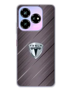 Чехол для ZTE Nubia V60 Design с картинкой «Металлическая текстура Tesla» Чехол для ZTE Nubia V60 Design с картинкой «Металлическая текстура Tesla»