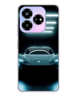 Чехол для ZTE Nubia V60 Design с картинкой «Tesla в неоне» Чехол для ZTE Nubia V60 Design с картинкой «Tesla в неоне»