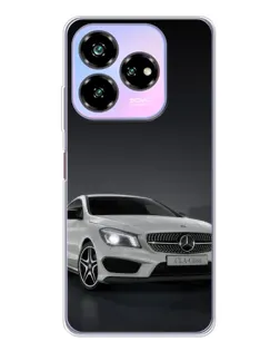 Чехол для ZTE Nubia V60 Design с картинкой «Mercedes AMG GT Silver»