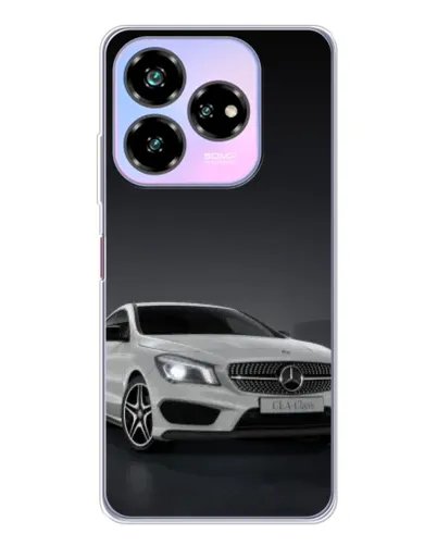 Чехол для ZTE Nubia V60 Design с картинкой «Mercedes AMG GT Silver»