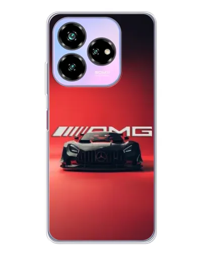 Чехол для ZTE Nubia V60 Design с картинкой «Mercedes AMG — красная линия»