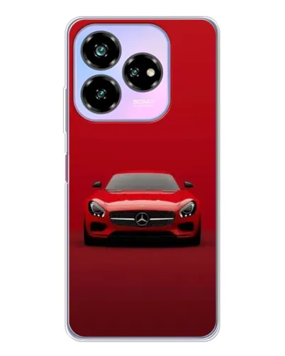 Чехол для ZTE Nubia V60 Design с картинкой «Красный Mercedes AMG»