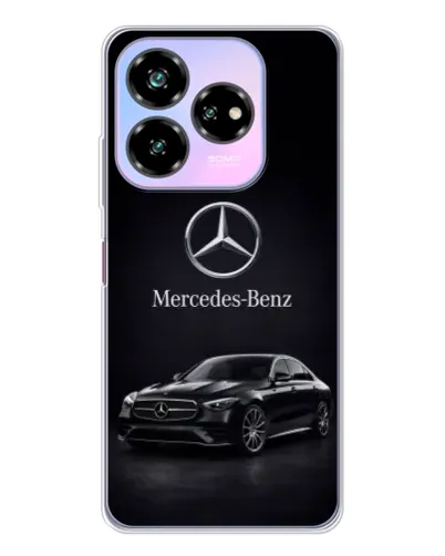 Чехол для ZTE Nubia V60 Design с картинкой «Mercedes — решетка радиатора»