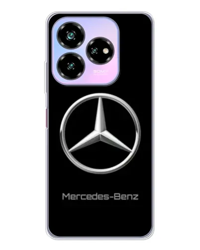 Чехол для ZTE Nubia V60 Design с картинкой «Mercedes Silver Logo»
