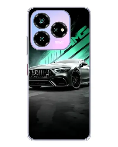 Чехол для ZTE Nubia V60 Design с картинкой «Темный Mercedes AMG»