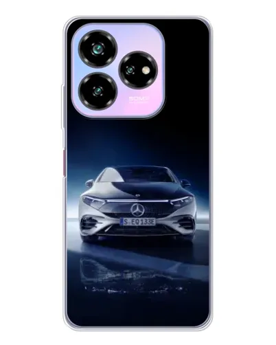Чехол для ZTE Nubia V60 Design с картинкой «Ночной Mercedes EQ»